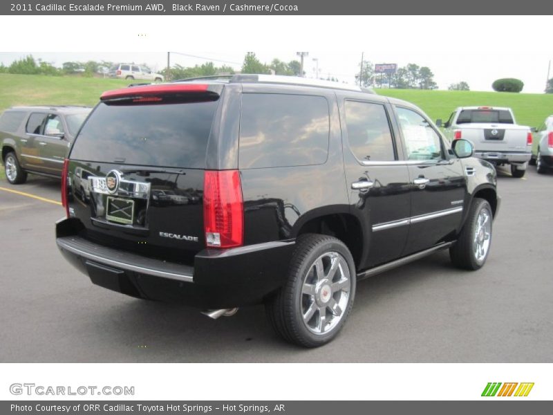 Black Raven / Cashmere/Cocoa 2011 Cadillac Escalade Premium AWD