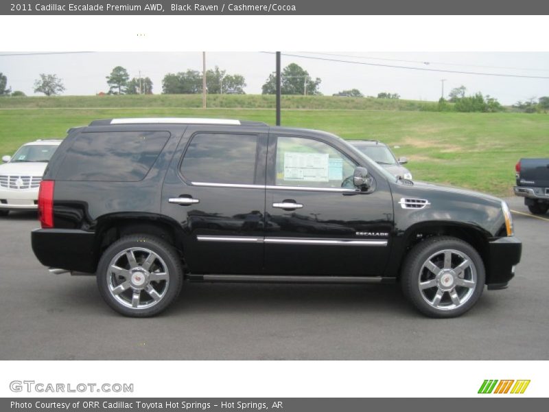 Black Raven / Cashmere/Cocoa 2011 Cadillac Escalade Premium AWD