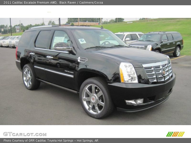 Black Raven / Cashmere/Cocoa 2011 Cadillac Escalade Premium AWD