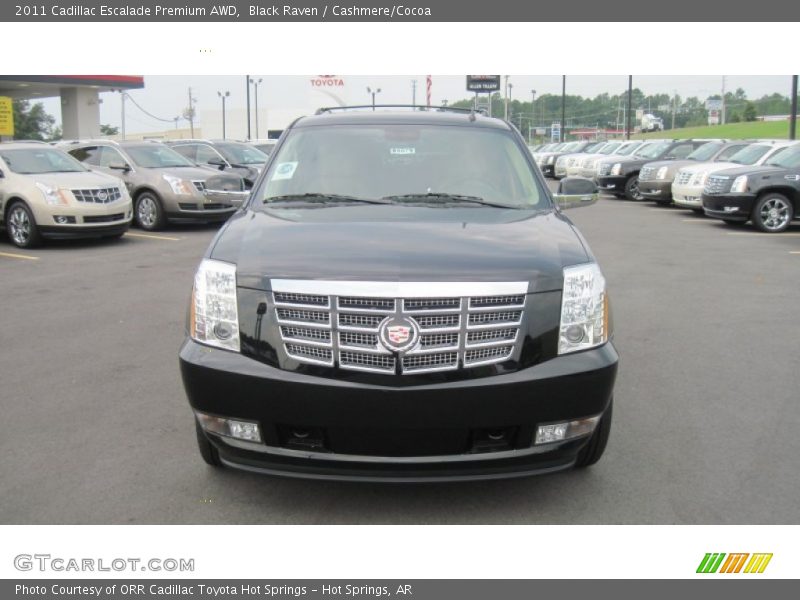 Black Raven / Cashmere/Cocoa 2011 Cadillac Escalade Premium AWD