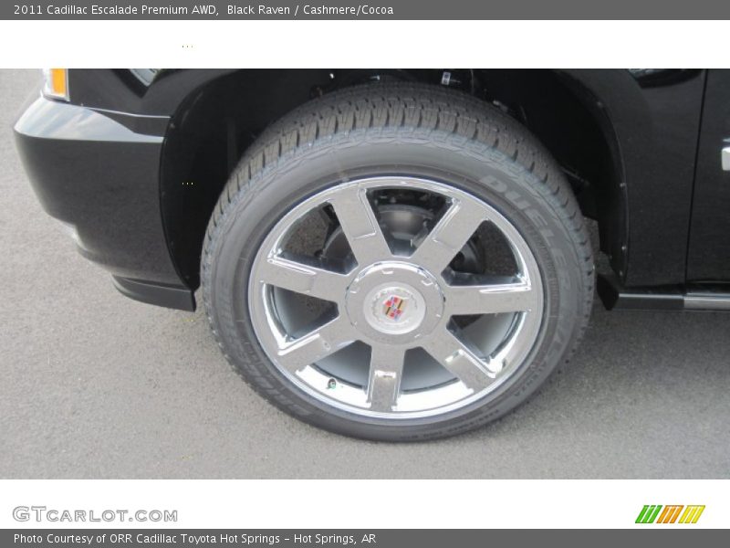 Black Raven / Cashmere/Cocoa 2011 Cadillac Escalade Premium AWD