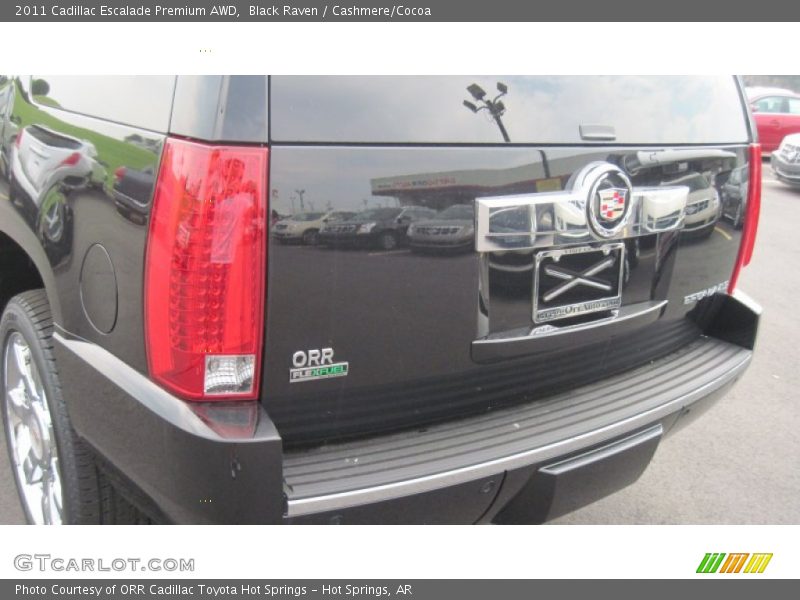 Black Raven / Cashmere/Cocoa 2011 Cadillac Escalade Premium AWD