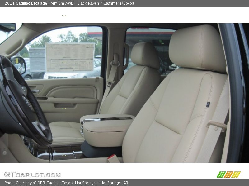 Black Raven / Cashmere/Cocoa 2011 Cadillac Escalade Premium AWD