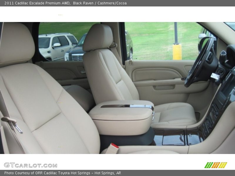 Black Raven / Cashmere/Cocoa 2011 Cadillac Escalade Premium AWD