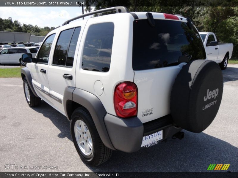 Stone White / Taupe 2004 Jeep Liberty Sport