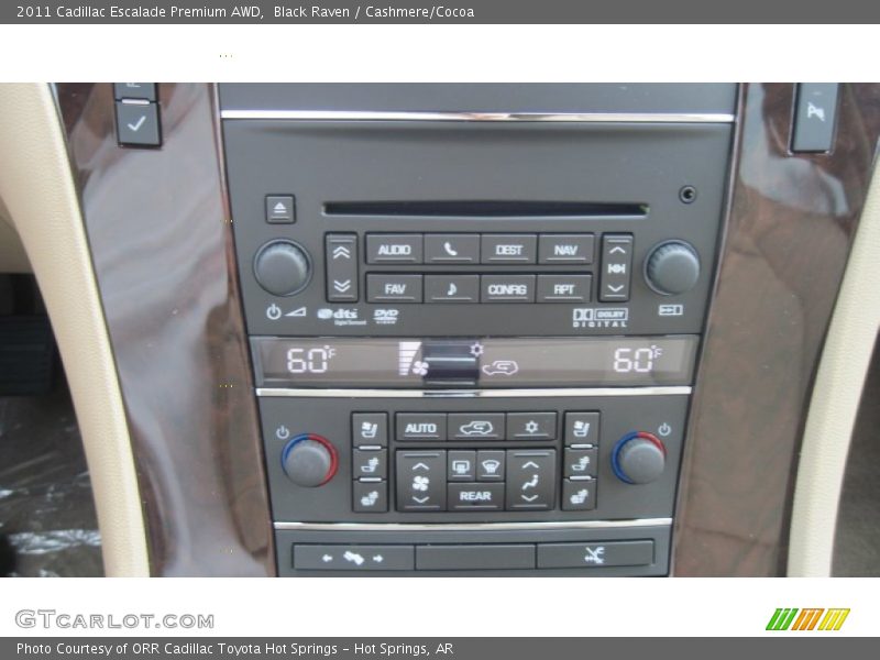 Black Raven / Cashmere/Cocoa 2011 Cadillac Escalade Premium AWD