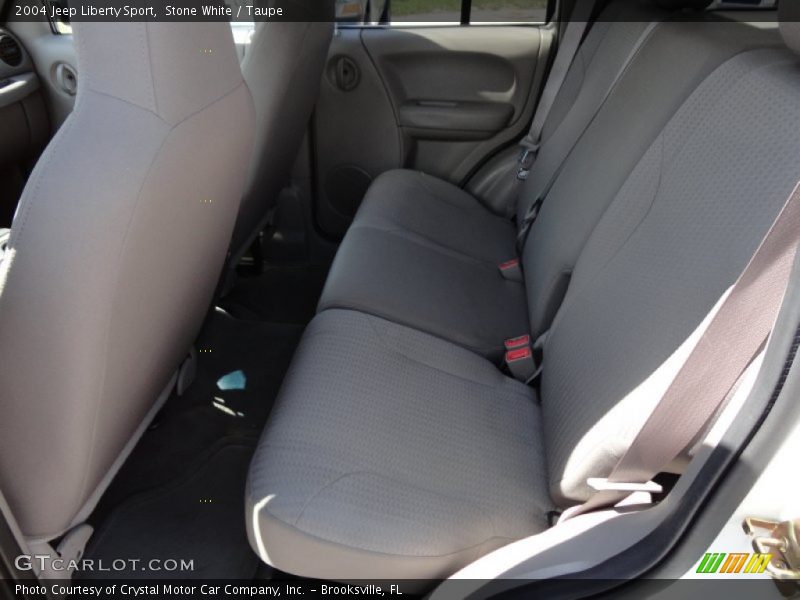 Stone White / Taupe 2004 Jeep Liberty Sport
