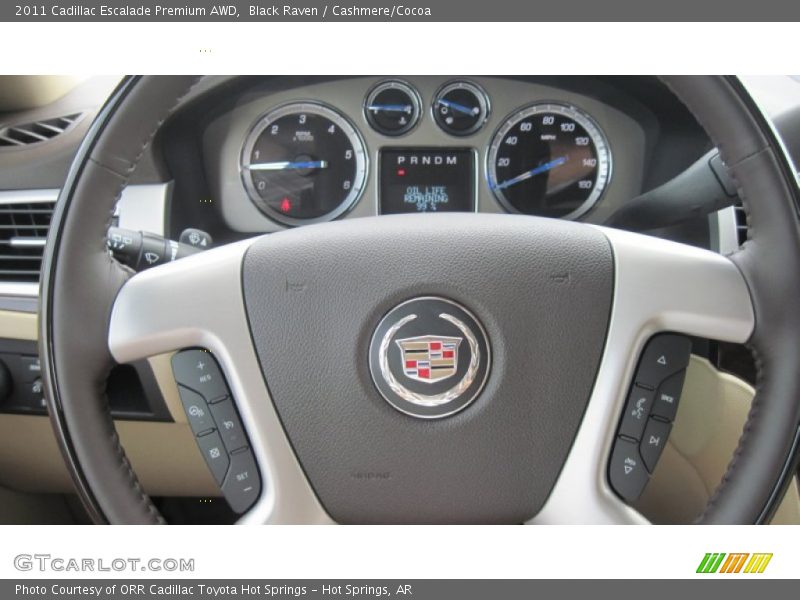 Black Raven / Cashmere/Cocoa 2011 Cadillac Escalade Premium AWD