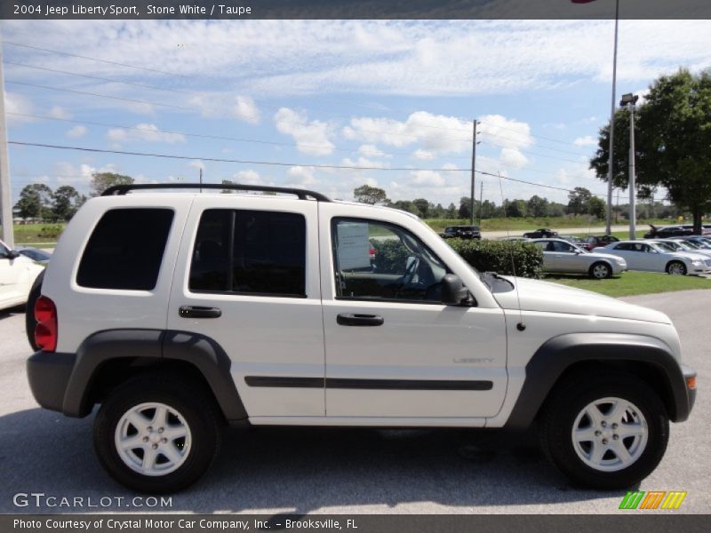 Stone White / Taupe 2004 Jeep Liberty Sport