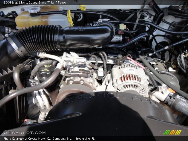 Stone White / Taupe 2004 Jeep Liberty Sport