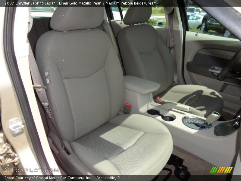 Linen Gold Metallic Pearl / Medium Pebble Beige/Cream 2007 Chrysler Sebring Sedan