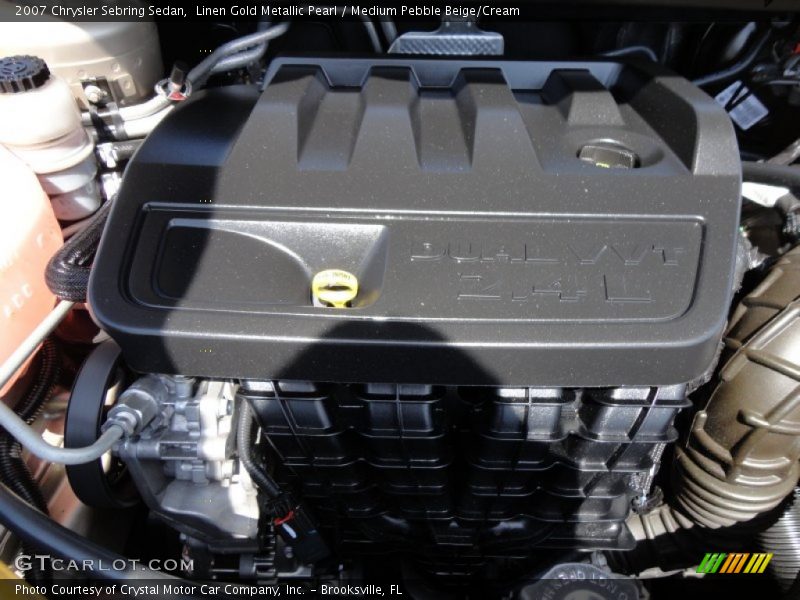 Linen Gold Metallic Pearl / Medium Pebble Beige/Cream 2007 Chrysler Sebring Sedan