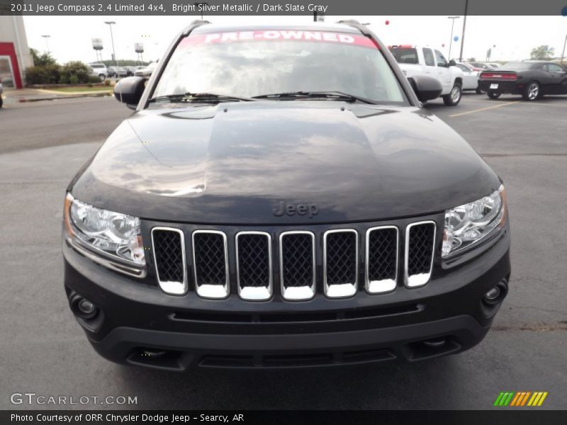 Bright Silver Metallic / Dark Slate Gray 2011 Jeep Compass 2.4 Limited 4x4