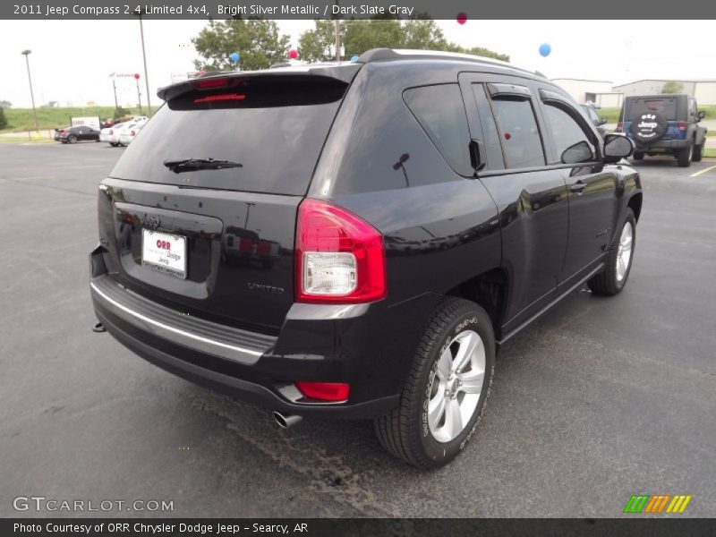 Bright Silver Metallic / Dark Slate Gray 2011 Jeep Compass 2.4 Limited 4x4