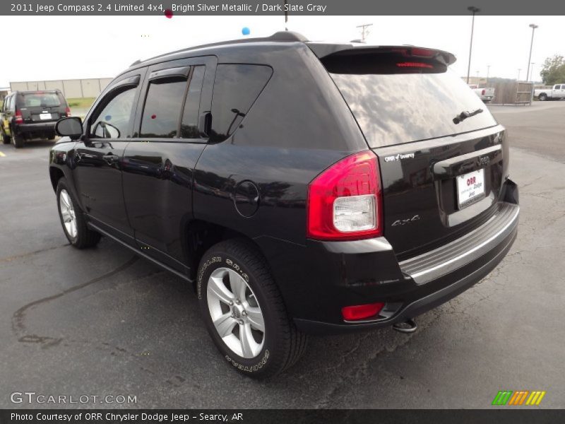 Bright Silver Metallic / Dark Slate Gray 2011 Jeep Compass 2.4 Limited 4x4