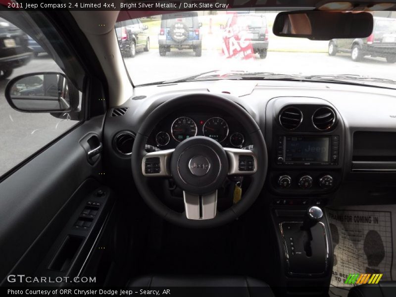 Bright Silver Metallic / Dark Slate Gray 2011 Jeep Compass 2.4 Limited 4x4