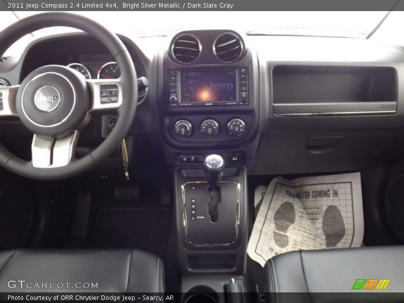 Bright Silver Metallic / Dark Slate Gray 2011 Jeep Compass 2.4 Limited 4x4