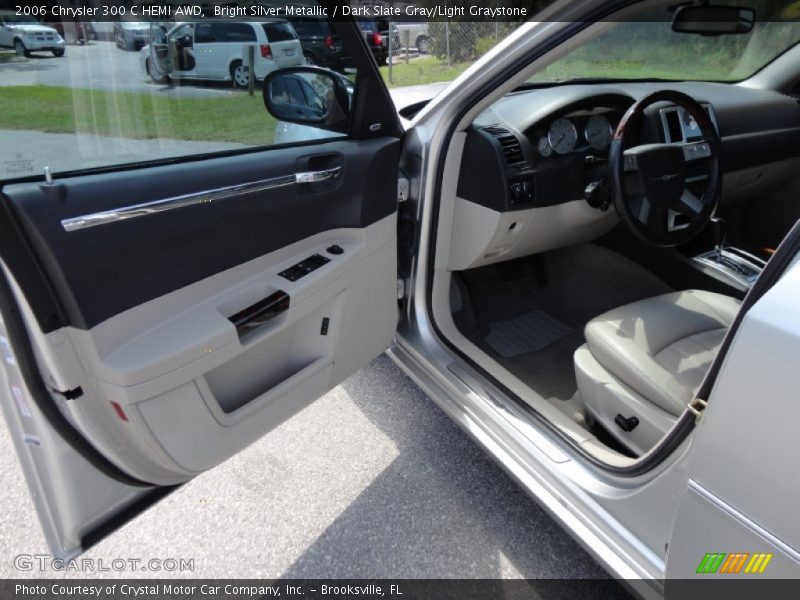 Bright Silver Metallic / Dark Slate Gray/Light Graystone 2006 Chrysler 300 C HEMI AWD