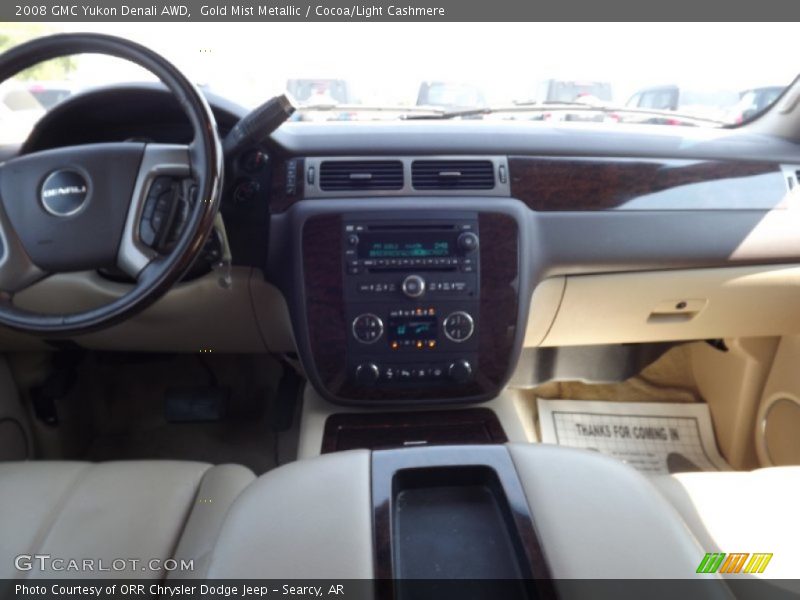 Gold Mist Metallic / Cocoa/Light Cashmere 2008 GMC Yukon Denali AWD