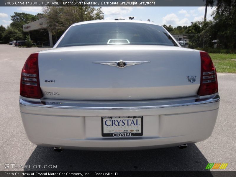 Bright Silver Metallic / Dark Slate Gray/Light Graystone 2006 Chrysler 300 C HEMI AWD