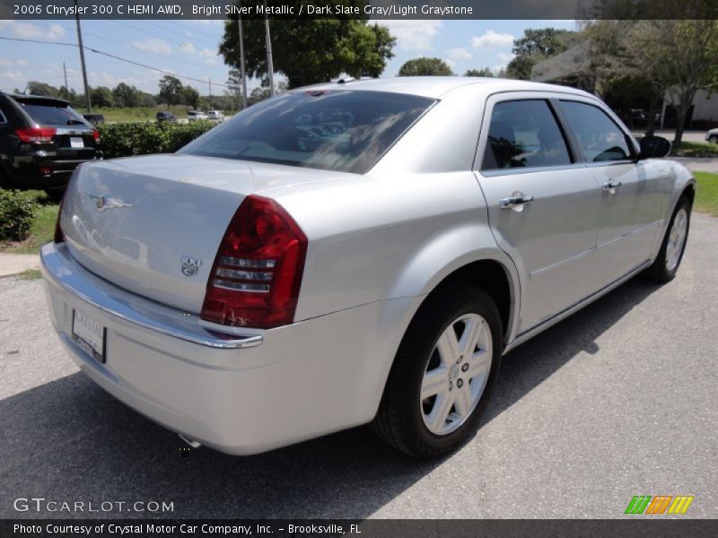 Bright Silver Metallic / Dark Slate Gray/Light Graystone 2006 Chrysler 300 C HEMI AWD