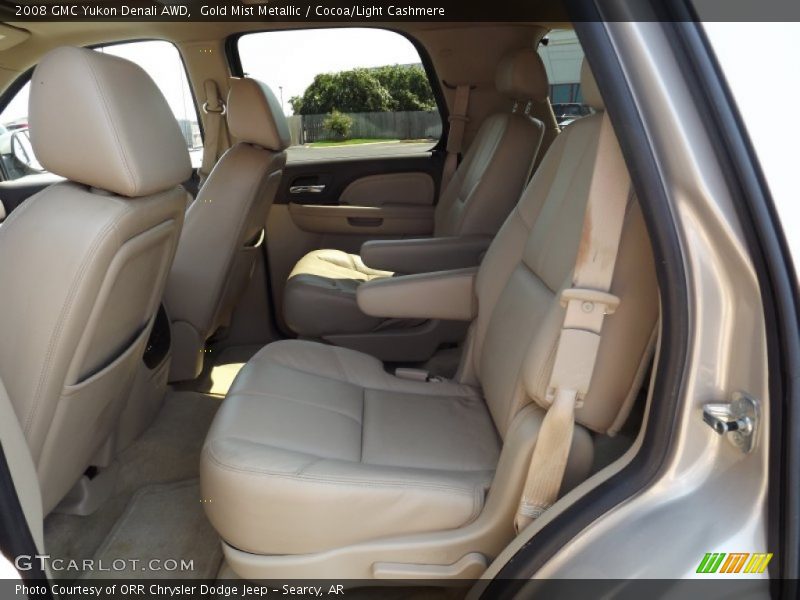 Gold Mist Metallic / Cocoa/Light Cashmere 2008 GMC Yukon Denali AWD