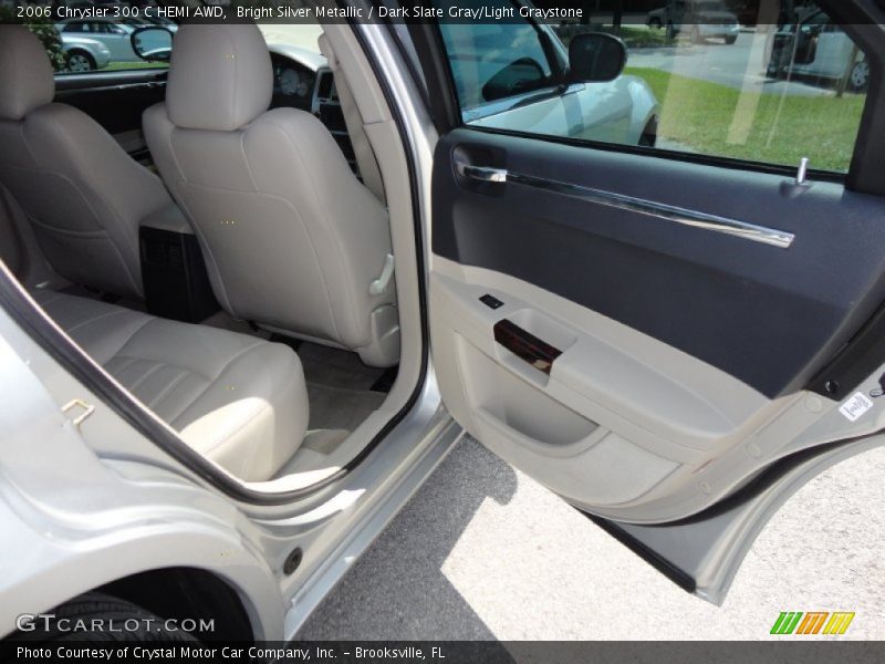 Bright Silver Metallic / Dark Slate Gray/Light Graystone 2006 Chrysler 300 C HEMI AWD