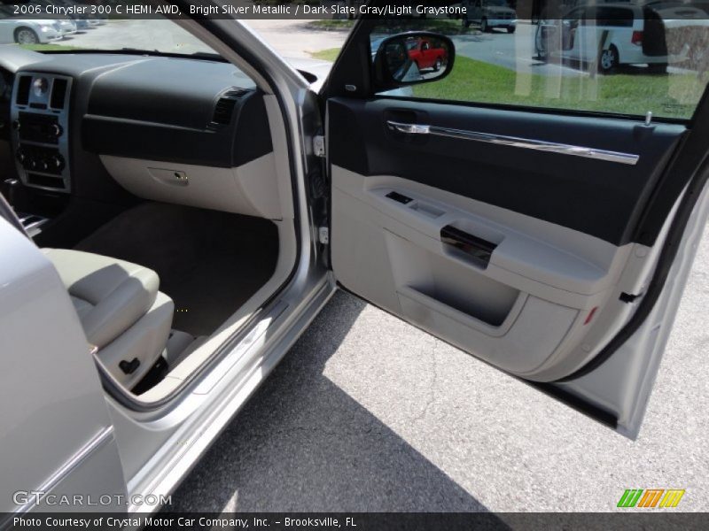 Bright Silver Metallic / Dark Slate Gray/Light Graystone 2006 Chrysler 300 C HEMI AWD
