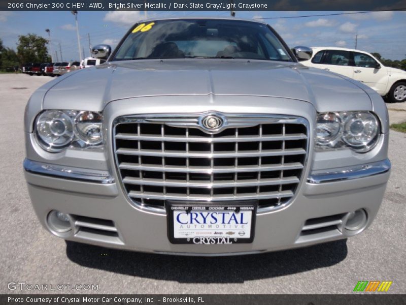 Bright Silver Metallic / Dark Slate Gray/Light Graystone 2006 Chrysler 300 C HEMI AWD