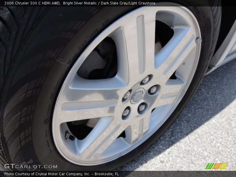 Bright Silver Metallic / Dark Slate Gray/Light Graystone 2006 Chrysler 300 C HEMI AWD