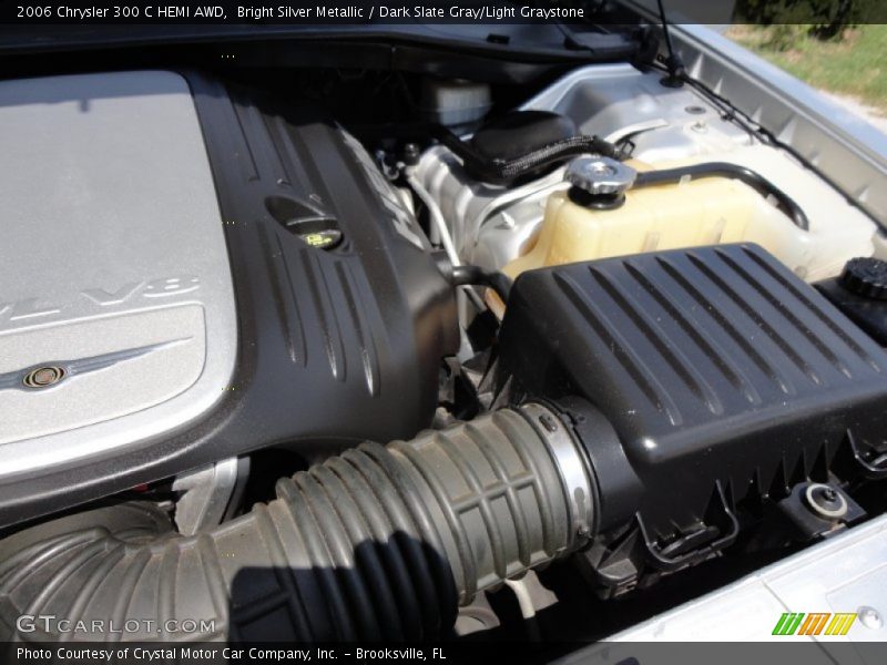 Bright Silver Metallic / Dark Slate Gray/Light Graystone 2006 Chrysler 300 C HEMI AWD