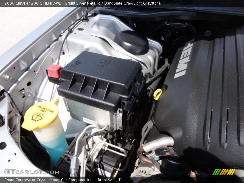 Bright Silver Metallic / Dark Slate Gray/Light Graystone 2006 Chrysler 300 C HEMI AWD