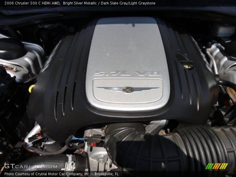 Bright Silver Metallic / Dark Slate Gray/Light Graystone 2006 Chrysler 300 C HEMI AWD