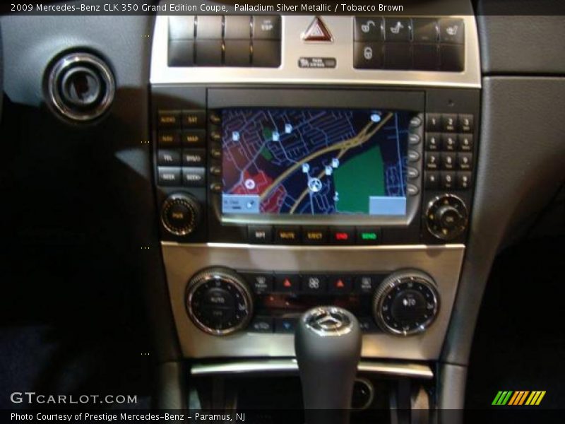 Palladium Silver Metallic / Tobacco Brown 2009 Mercedes-Benz CLK 350 Grand Edition Coupe