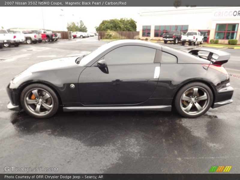 Magnetic Black Pearl / Carbon/Red 2007 Nissan 350Z NISMO Coupe