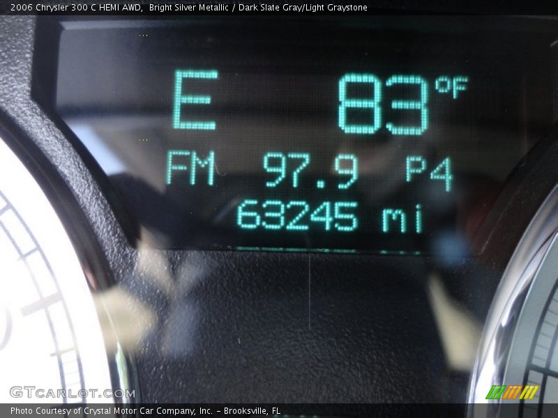 Bright Silver Metallic / Dark Slate Gray/Light Graystone 2006 Chrysler 300 C HEMI AWD