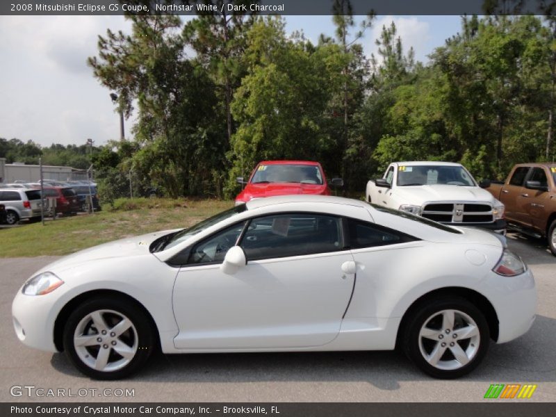 Northstar White / Dark Charcoal 2008 Mitsubishi Eclipse GS Coupe