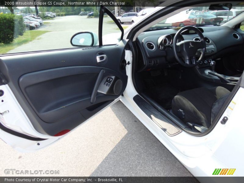 Northstar White / Dark Charcoal 2008 Mitsubishi Eclipse GS Coupe