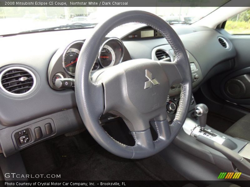 Northstar White / Dark Charcoal 2008 Mitsubishi Eclipse GS Coupe