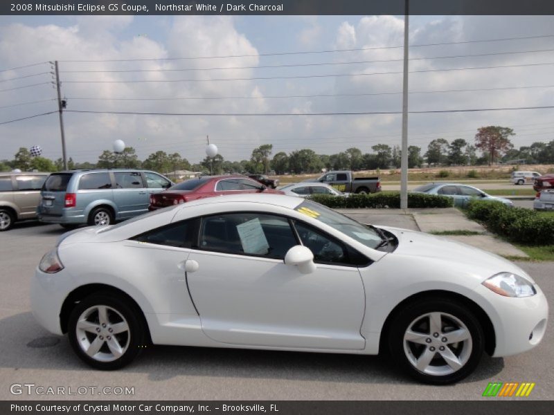 Northstar White / Dark Charcoal 2008 Mitsubishi Eclipse GS Coupe