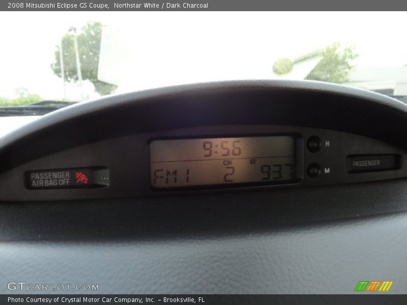 Northstar White / Dark Charcoal 2008 Mitsubishi Eclipse GS Coupe