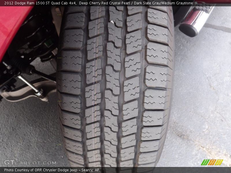 Deep Cherry Red Crystal Pearl / Dark Slate Gray/Medium Graystone 2012 Dodge Ram 1500 ST Quad Cab 4x4