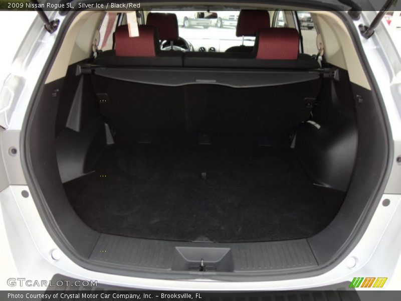 Silver Ice / Black/Red 2009 Nissan Rogue SL