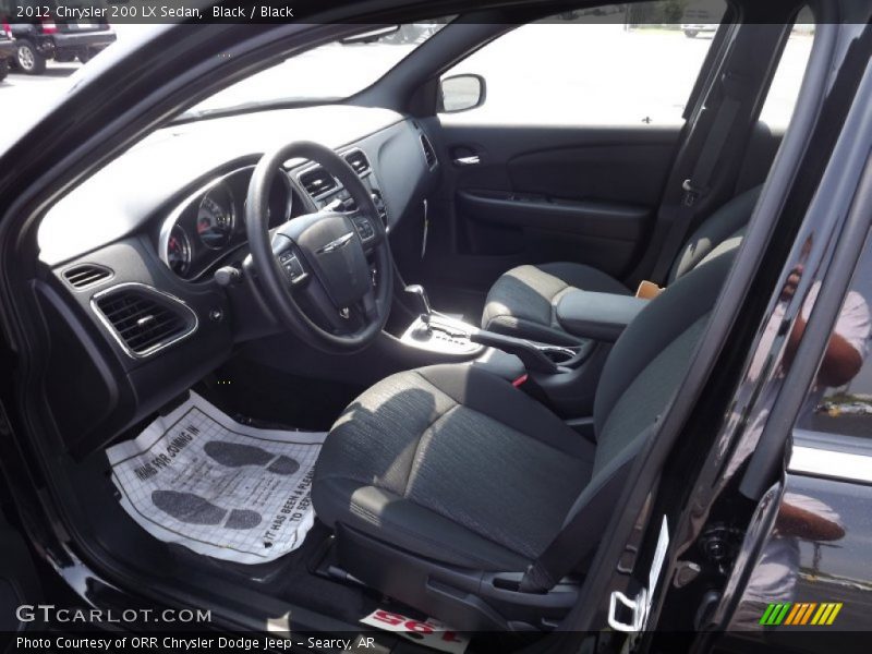  2012 200 LX Sedan Black Interior