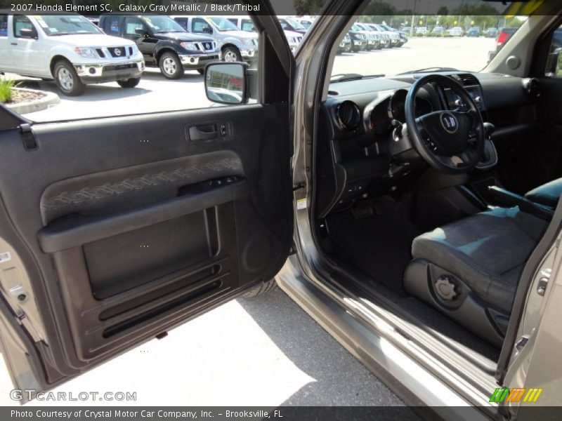 Galaxy Gray Metallic / Black/Tribal 2007 Honda Element SC