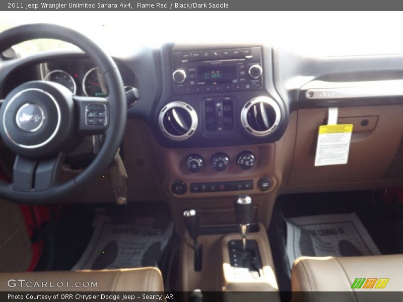 Flame Red / Black/Dark Saddle 2011 Jeep Wrangler Unlimited Sahara 4x4