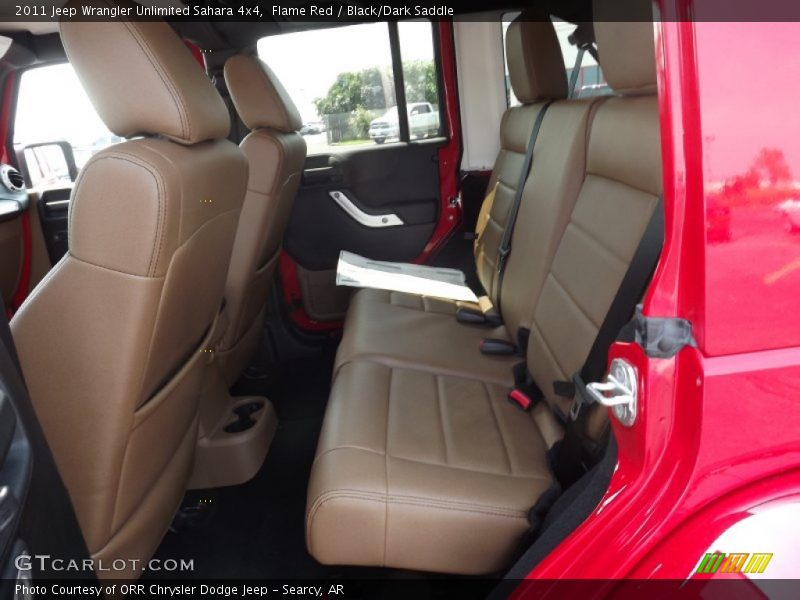 Flame Red / Black/Dark Saddle 2011 Jeep Wrangler Unlimited Sahara 4x4