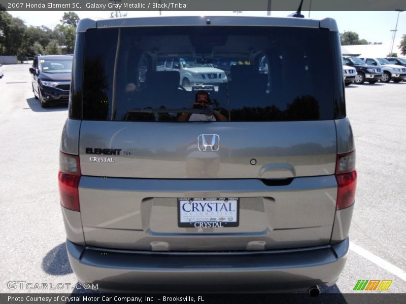 Galaxy Gray Metallic / Black/Tribal 2007 Honda Element SC