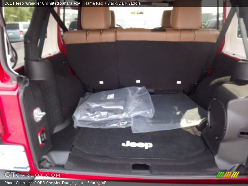 Flame Red / Black/Dark Saddle 2011 Jeep Wrangler Unlimited Sahara 4x4