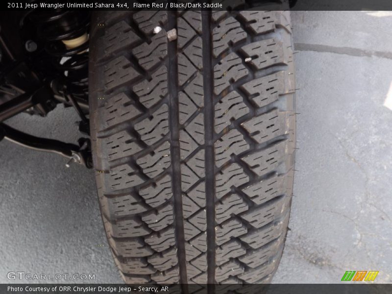 Flame Red / Black/Dark Saddle 2011 Jeep Wrangler Unlimited Sahara 4x4